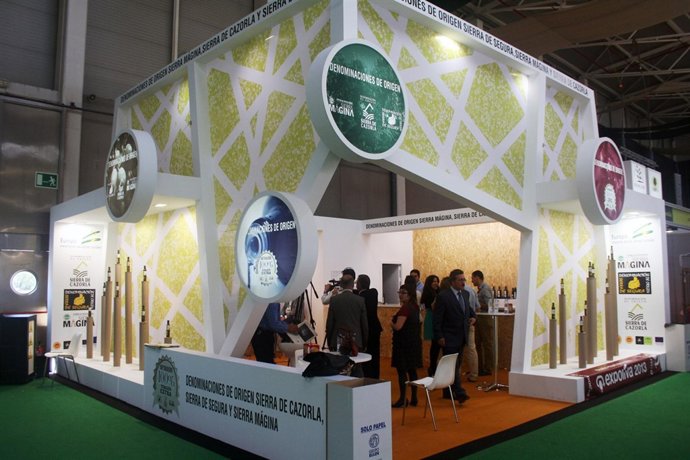 Estand de las DO Sierra Mágina, Sierra de Cazorla y Sierra de Segura en Expoliva