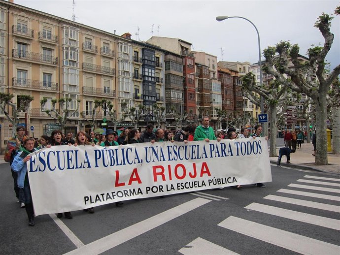 Manifestación Logroño