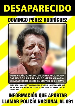 Desaparecido Domingo Pérez