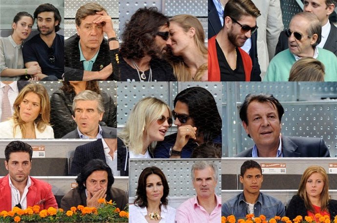 Los famosos en el Master 1000 de Madrid