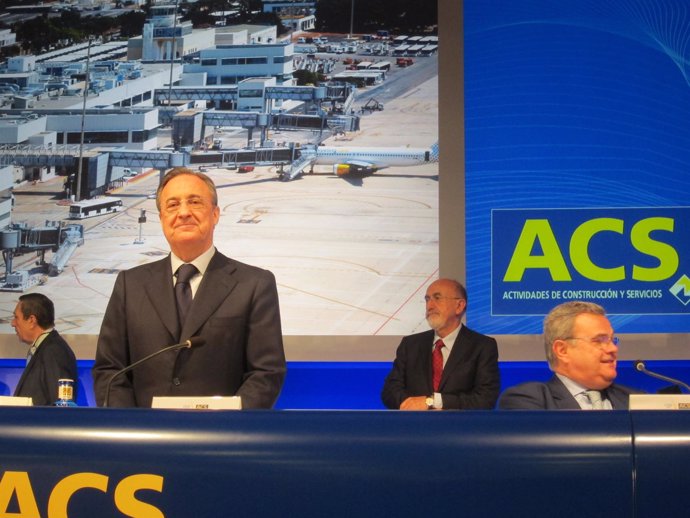 El presidente de ACS, Florentino Pérez