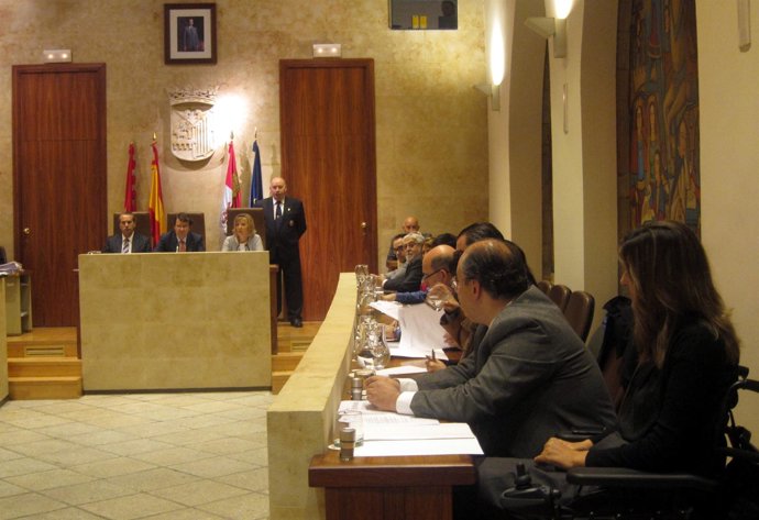 Bancada socialista en el pleno