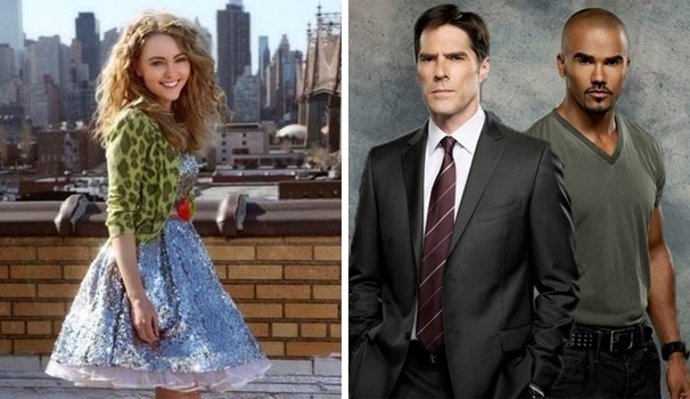 Montaje 'The Carrie Diaries' y 'Mentes criminales'
