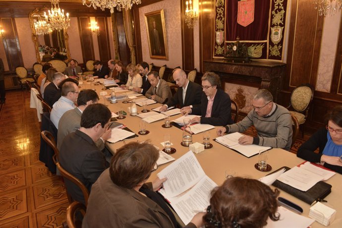 Reunión del Consejo de Comercio de Navarra.