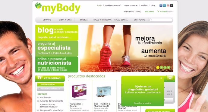 La tienda online myBodyStores.Com da claves para vivir más perdiendo 5 kilos