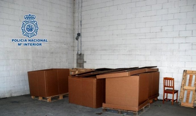 Zona en la que se encontraba el hachís de la segunda incautación