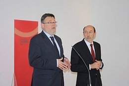 Ximo Puig y Alfredo Pérez Rubalcaba