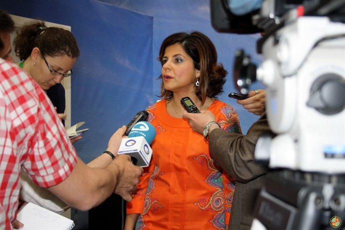 La experta de la UJA María Pac Horno explica el modelo sobre costes en Expoliva.