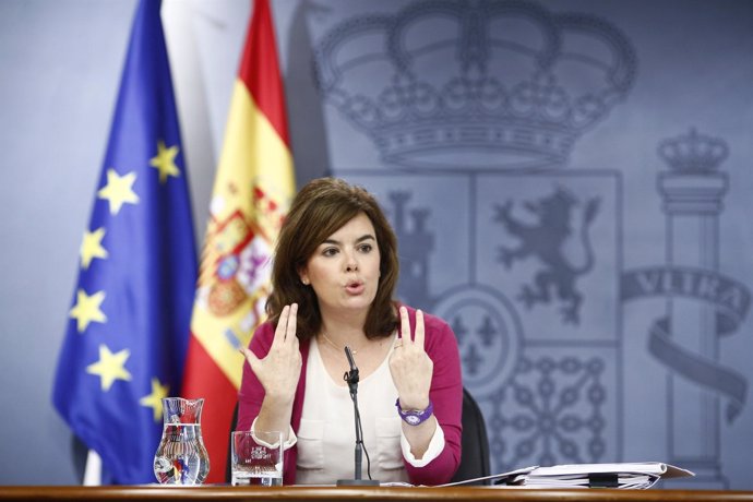 Sáenz de Santamaría tras el Consejo de Ministros