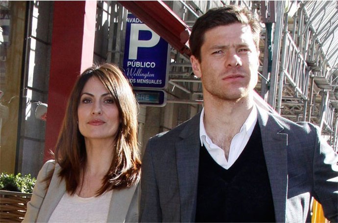 Nagore Aramburu y Xabi Alonso