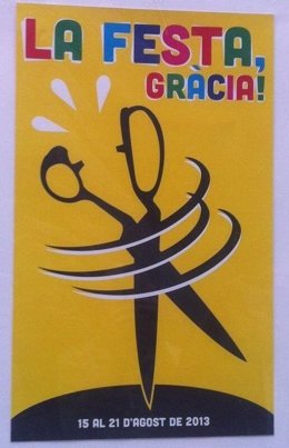 Cartel Festa Major de Gràcia 2013