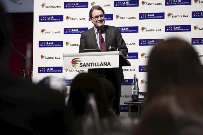 Artur Mas, en la Nit de l'Ensenyament
