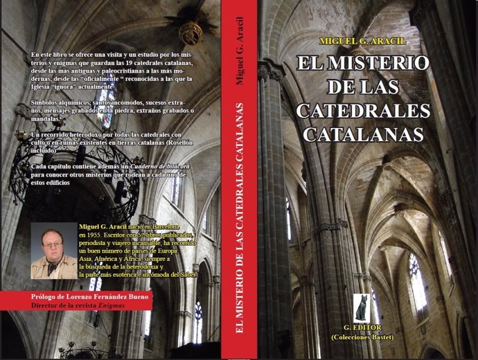 Portada del libro de Miguel Aracil 'El misterio de las catedrales catalanas'