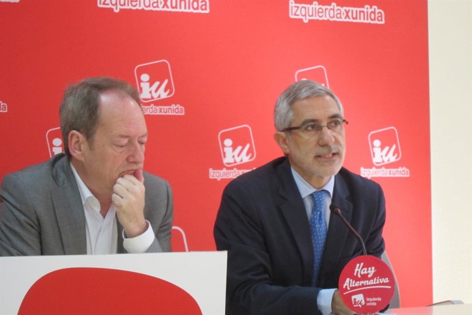 Aurelio Martín y Gaspar Llamazares