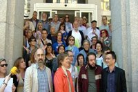 Olga Lucas, viuda de Sampedro, leerá en la manifestación del 12-M los resultados de la consulta por la Sanidad