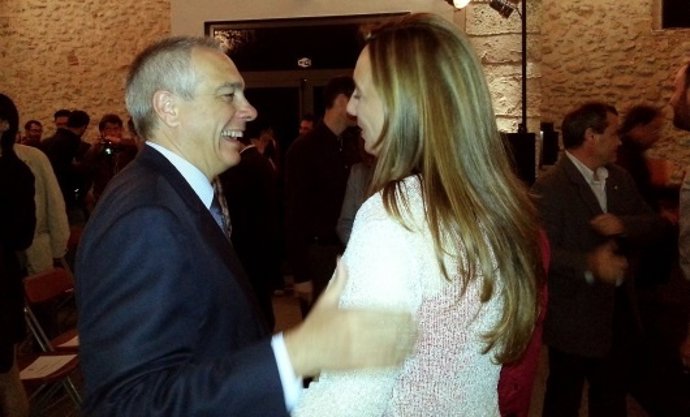 Pere Navarro (PSC) en una visita a Igualada