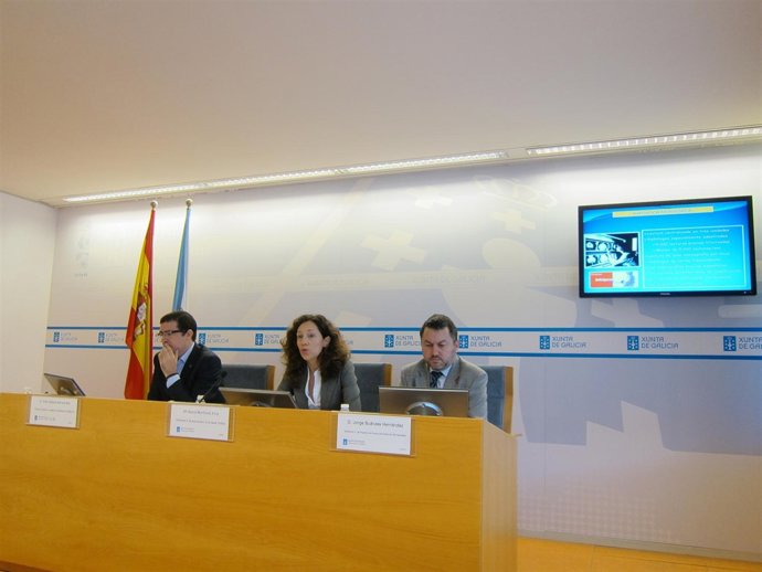 Félix Rubial, Sonia Martínez Arca y Jorge Suanzes