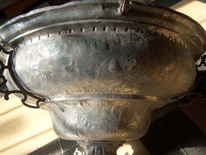 Una de las piezas procedentes de la La Salzadella de Castellón.