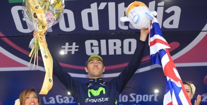 El ciclista del Movistar Alex Dowsett
