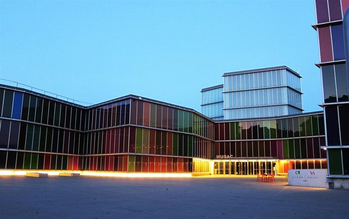 Fachada del Museo de Arte Contemporáneo de Castilla y León.