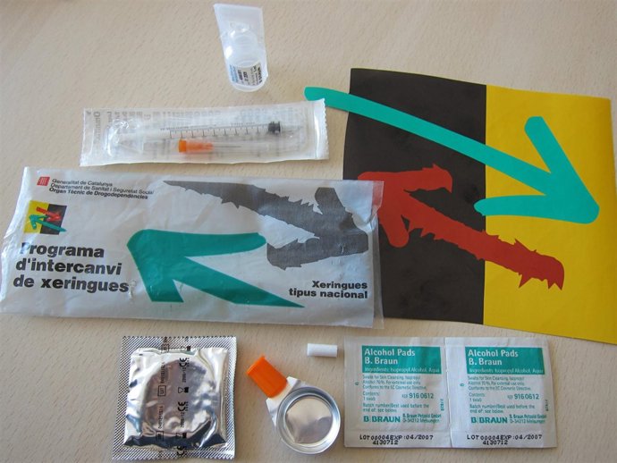 Programa de Intercambio de Jeringuillas. Drogodependientes, drogodependencia.