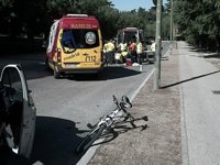 Herido muy grave un hombre tras caerse de la bici en el Parque del Oeste