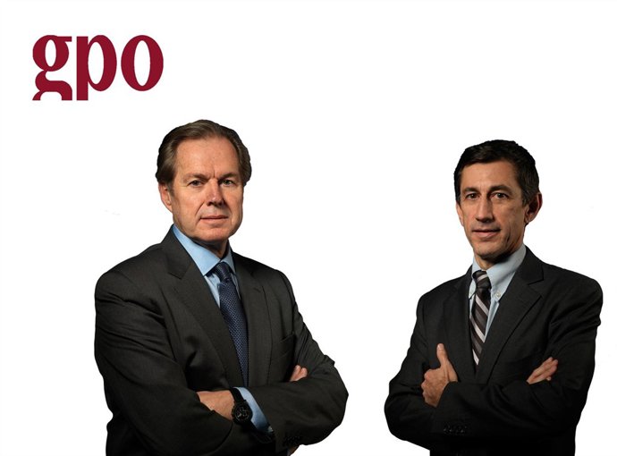 El pte de GPO Á.Palao y el consejero delegado X.Montobbio