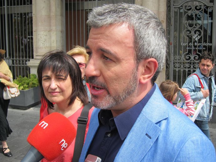 El portavoz del PSC, Jaume Collboni