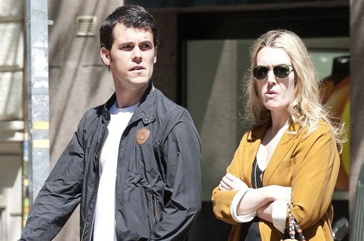 Sergio Álvarez y Marta Ortega paseo