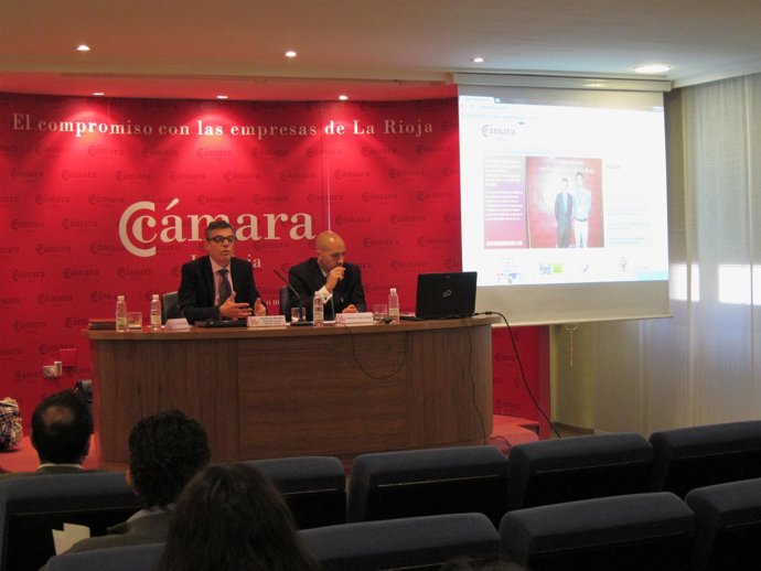 Imagen del desarrollo de la jornada en la Cámara de Comercio