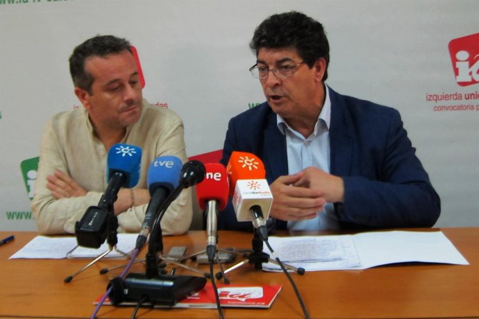 José Antonio Castro y Diego Valderas, hoy en rueda de prensa