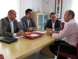 Conejo, Heredia alcaldes Cártama,JOrge Gallardo, y Vva Concepción, J.A. González