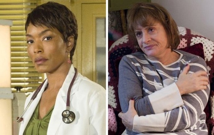 Montaje Angela Bassett y Patti LuPone