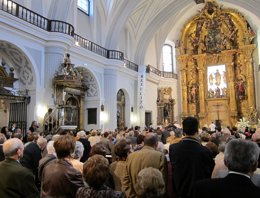 Momento de la misa de San Pedro Regalado