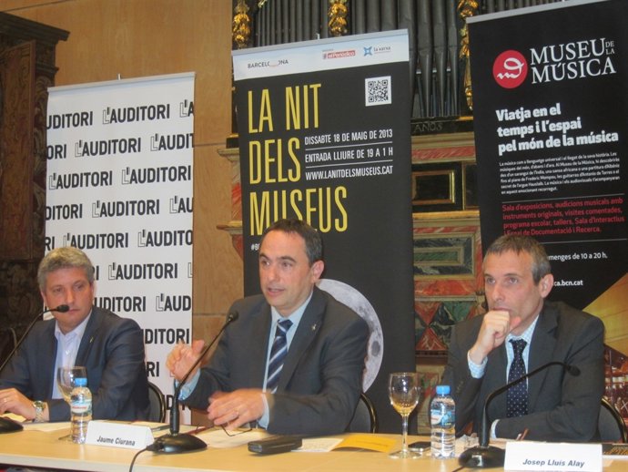 Presentación de La Nit dels Museus en el Museu de la Música de Barcelona.