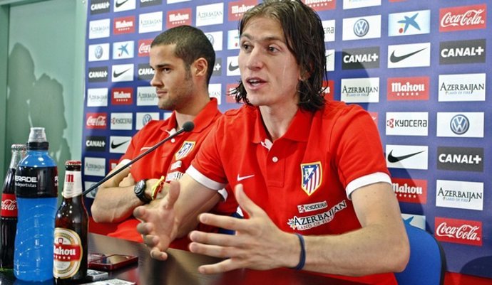 Filipe Luis Mario Suárez Atlético