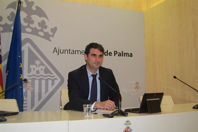 El potavoz del Ayuntamiento de Palma, Julio Martínez