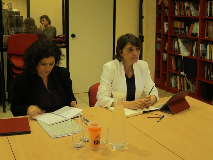 Elena Cortés en el Observatorio Desc, en Barcelona