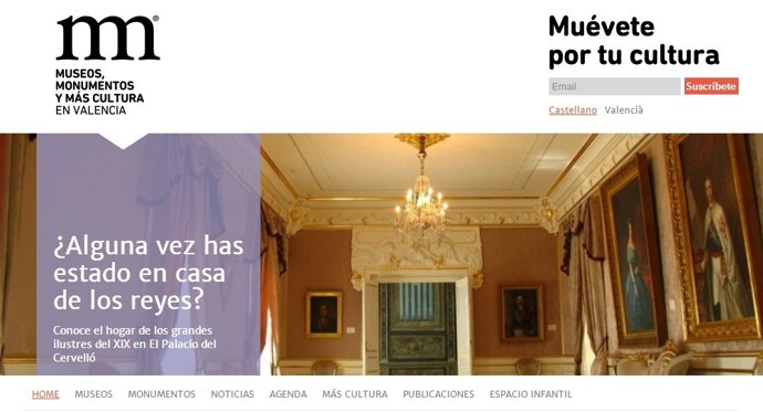 La nueva web de los museos del Ayuntamiento de Valencia