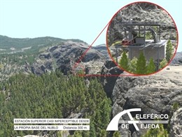 Proyecto teleférico en Tejeda, Gran Canaria