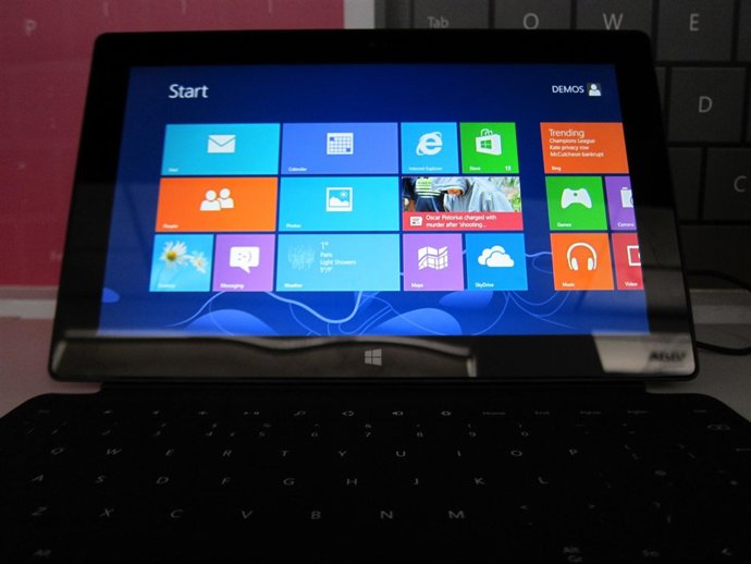 Windows 8 en tablet Surface 