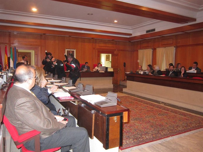 Momento del pleno municipal del Ayuntamiento de Córdoba