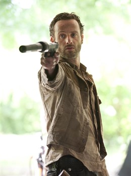 Rick Grimes (Andrew Lincoln) en The Walking Dead