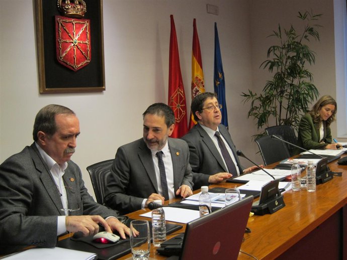 Helio Robleda en comisión parlamentaria.