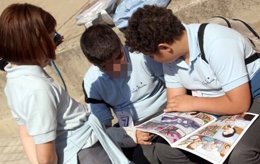 Escolares en un colegio de la Comunitat Valenciana