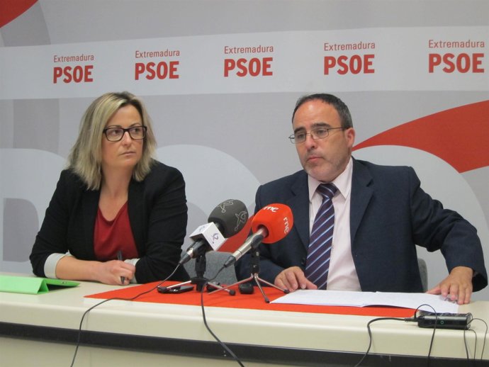 Paco Martín Y Blanca Martín, Miembros Del PSOE Extremadura