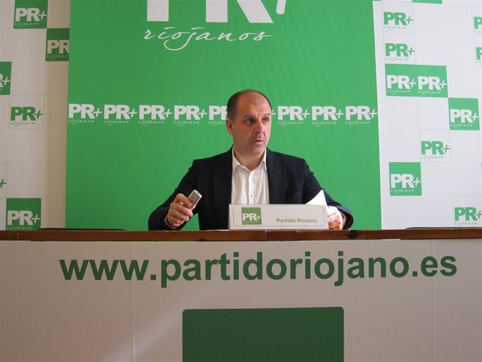 El presidente de PR+ riojanos, Miguel González de Legarra