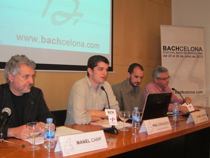 Presentación del Festival Bachcelona en el Col·legi de Periodistes.
