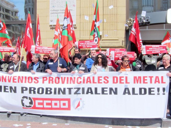 Concentración de CCOO.