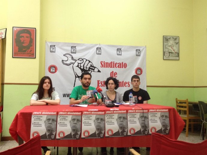 Rueda de prensa sindicato de estudiantes